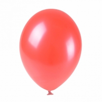 Metalické balóny 28cm 100ks Červené